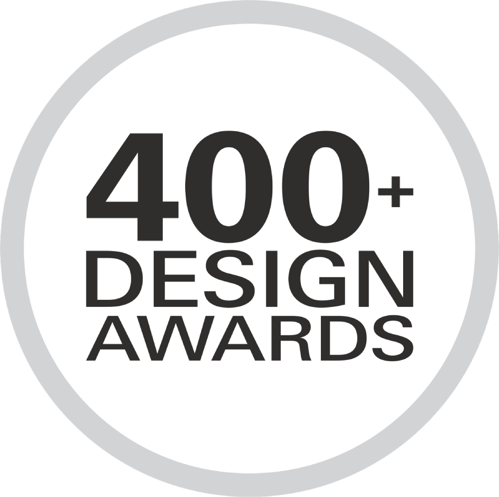 Viac než<br><strong>400 designových ocenení</strong> získaných&nbsp;od&nbsp;roku&nbsp;2003