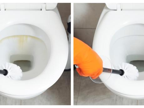 Tipy, ako odstrániť vodný kameň z toalety